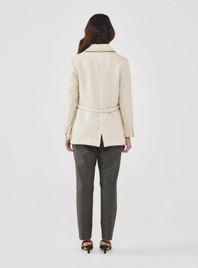 Fancy Tweed Shirt Jacket