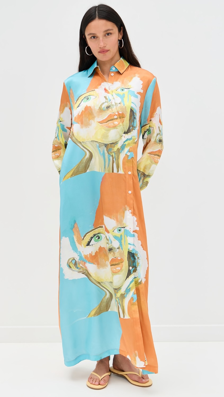 Kesi Maxi Shirt Dress