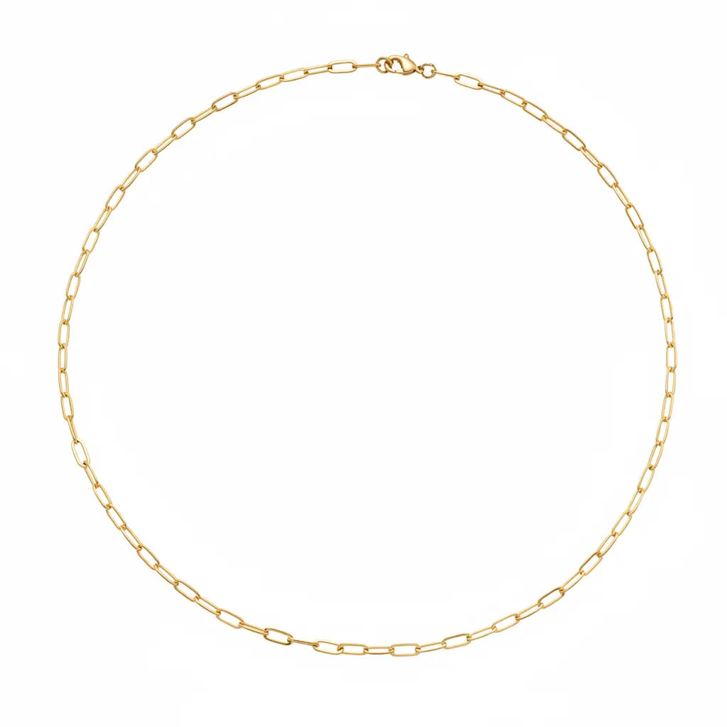 Aureline Paperclip Necklace
