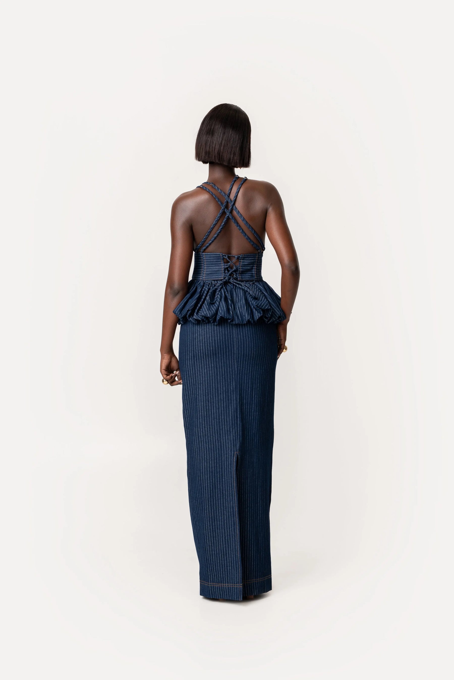 Adele Peplum Top