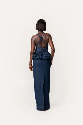 Adele Peplum Top
