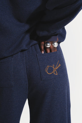 OFUURE Plush fleece SET in DENIM BLUE