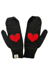 Heart Mittens Alpaca