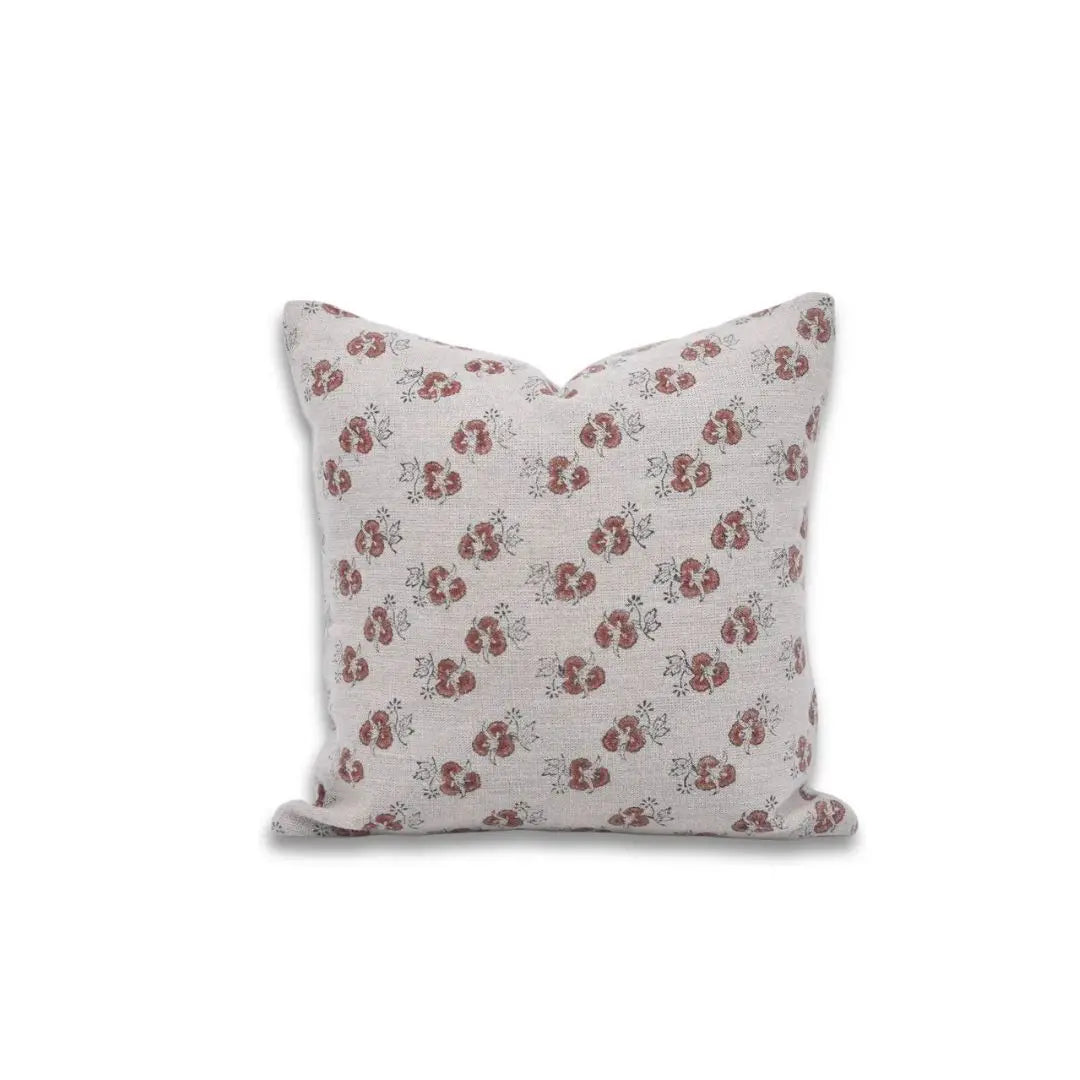 Unique Thick Linen Block Print Cushion Cover - Chitranjan