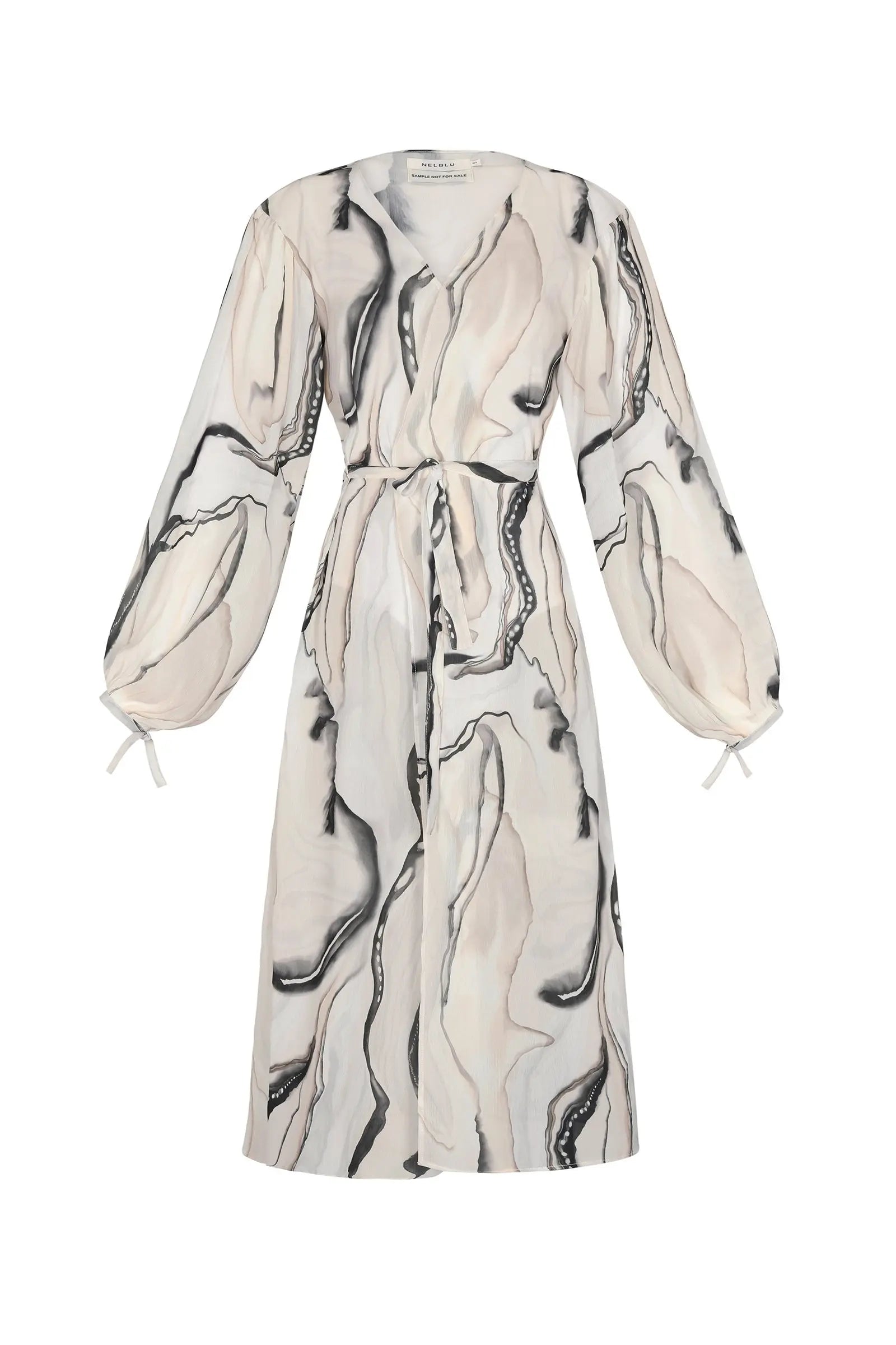 Marble Wrap Dress