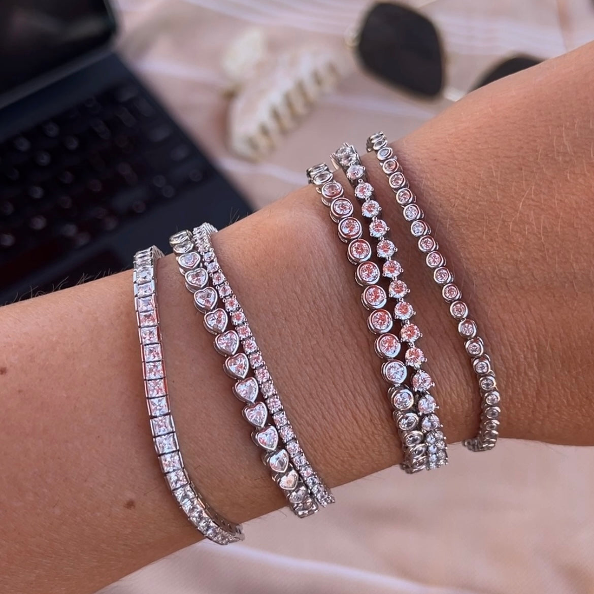 THE “MARGO” 4 PRONG 2MM TENNIS BRACELET