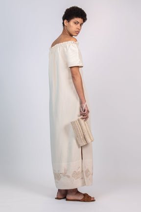 Logan Dress | Ecru