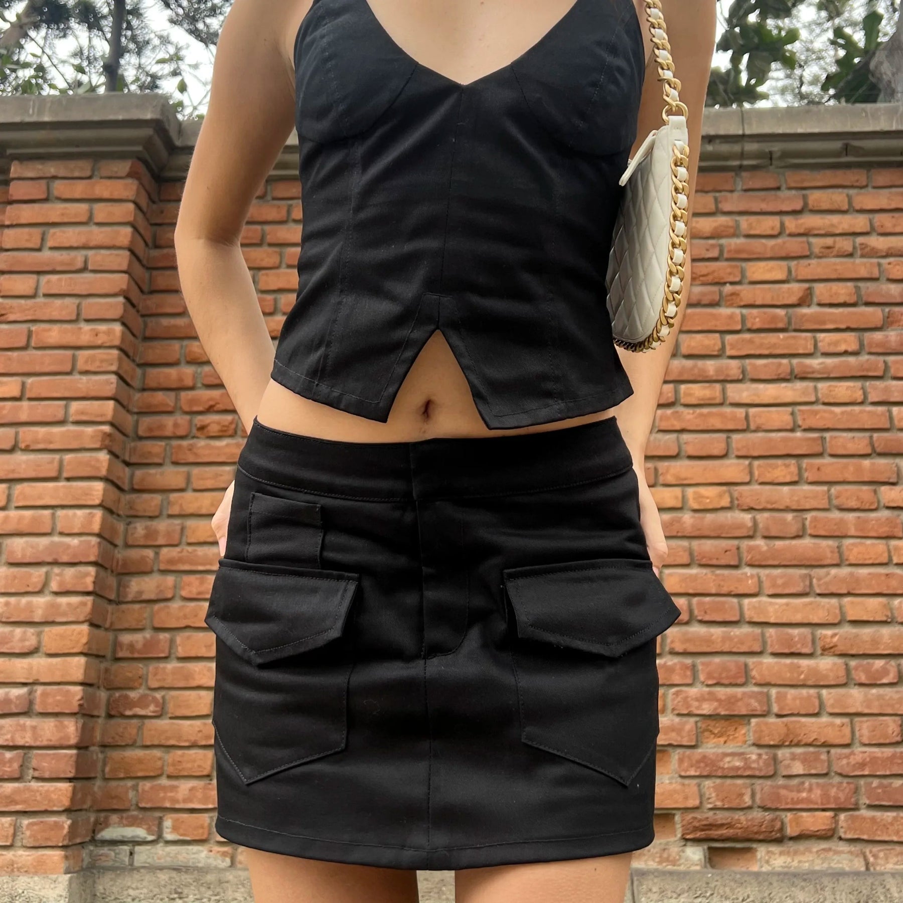 SAPPHIRE SKIRT – BLACK