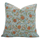 Traditional Hand Block Print Viscose Linen Pillow Cover - Gopi