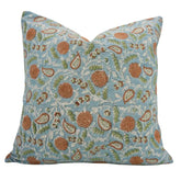 Traditional Hand Block Print Viscose Linen Pillow Cover - Gopi