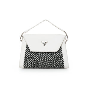 Brown Leather Crossbody Curvo Bag