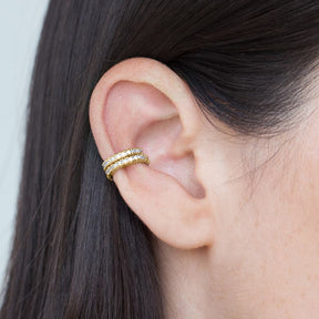 Pavé Gold Ear Cuff