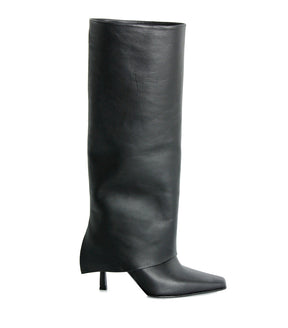 Elevate Your Style: Sleek Black High Boots Seint