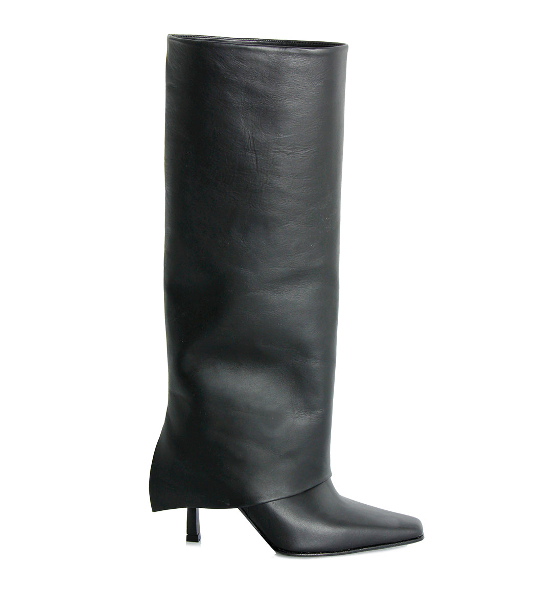 Elevate Your Style: Sleek Black High Boots Seint