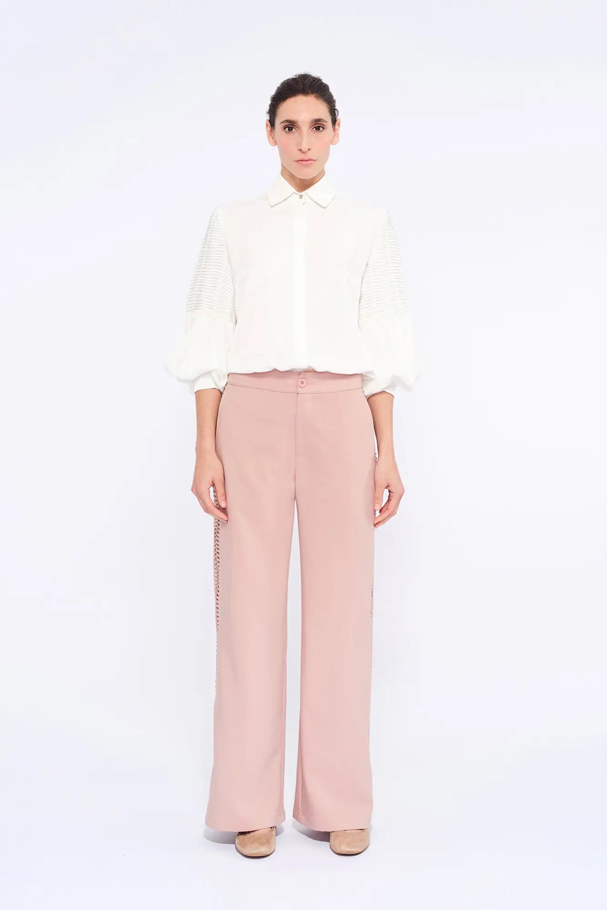 Tilsa Artisan Detail Blouse | Off White