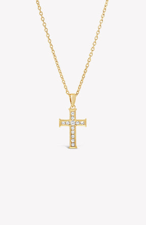 Luminous Cross Pendant Necklace