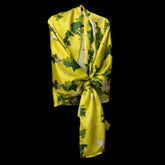 Yellow Green Wall Splash Wrap Scarf