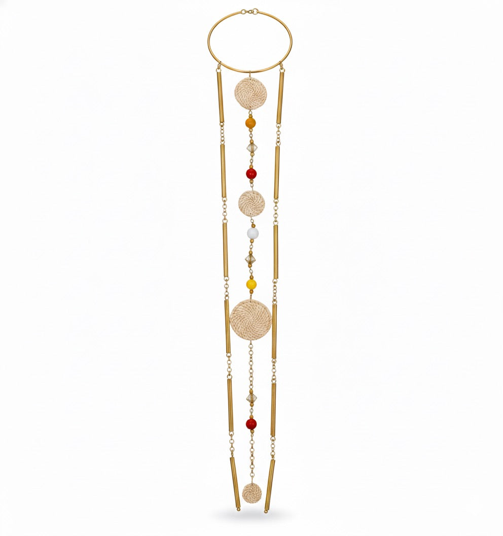 Lijoki Luxe Cultural Statement Necklace