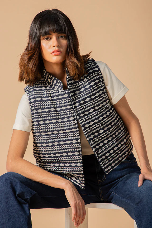 Folk Quilted Vest