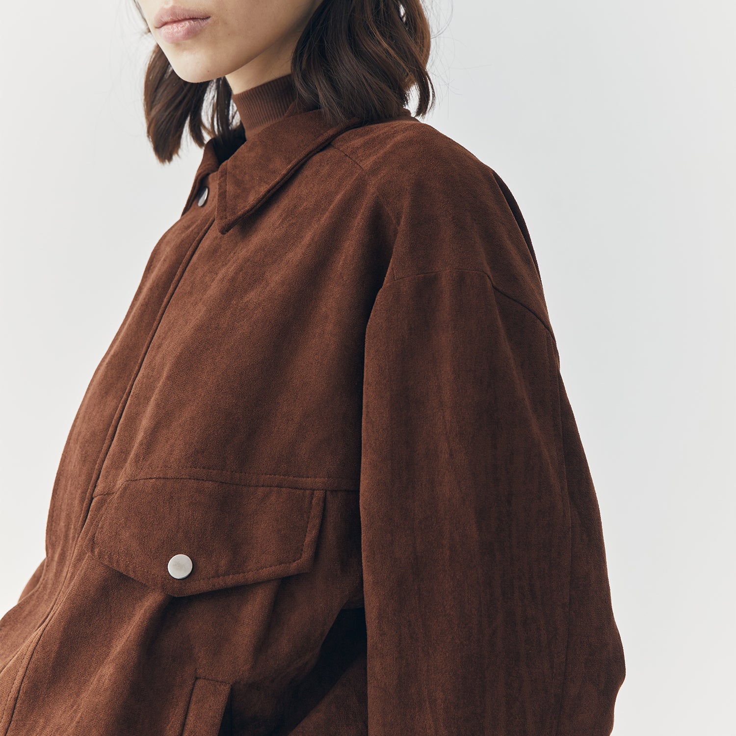 REMI SUEDE JACKET AND SKORT SET