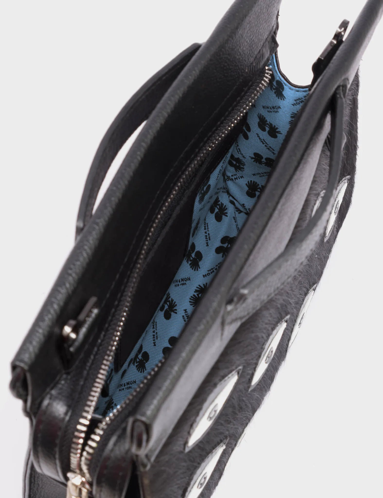 Vali Crossbody Small Leather Bag - Eyes Applique Adjustable Handle