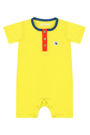 Mixed Up Clothing Suave Baby Romper - Blazing Yellow