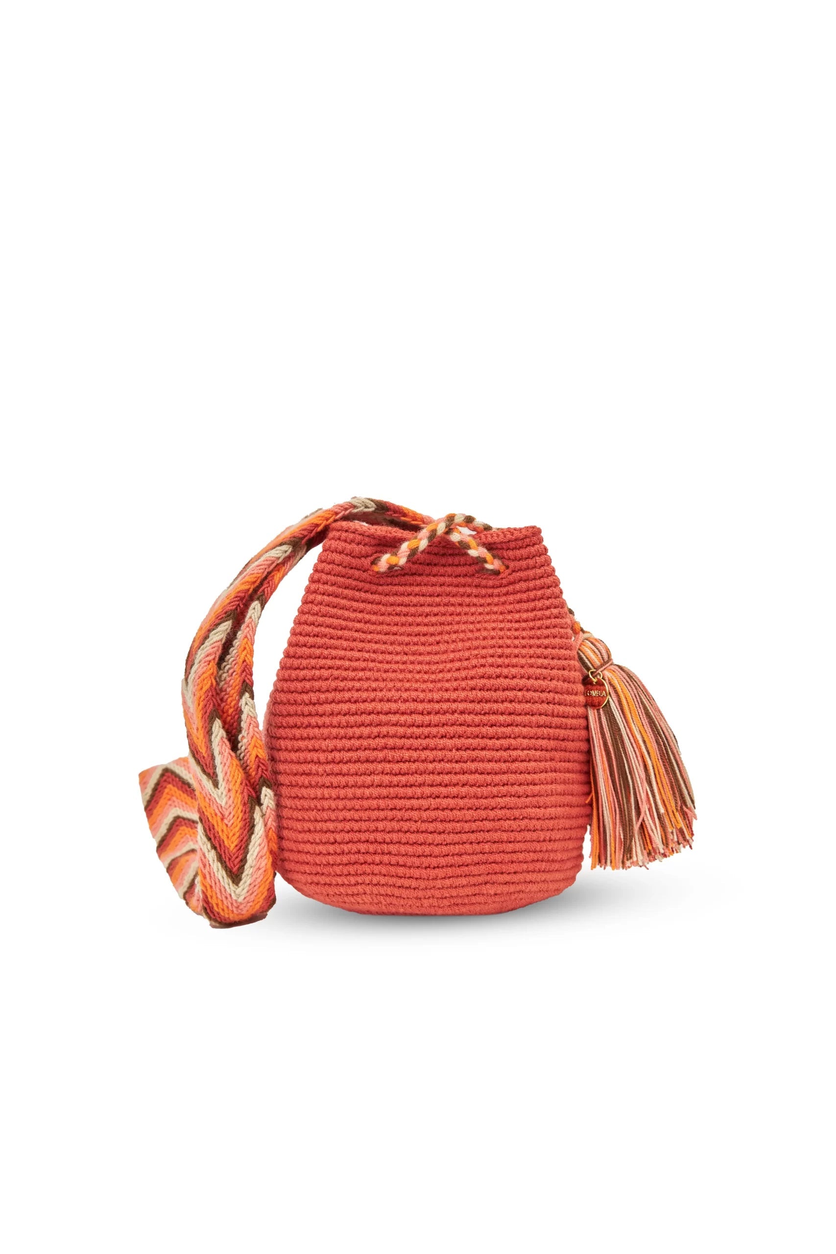 Orange Mini Wayuu Bag