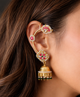 Ziya Curve Jhumka Ear Cuffs