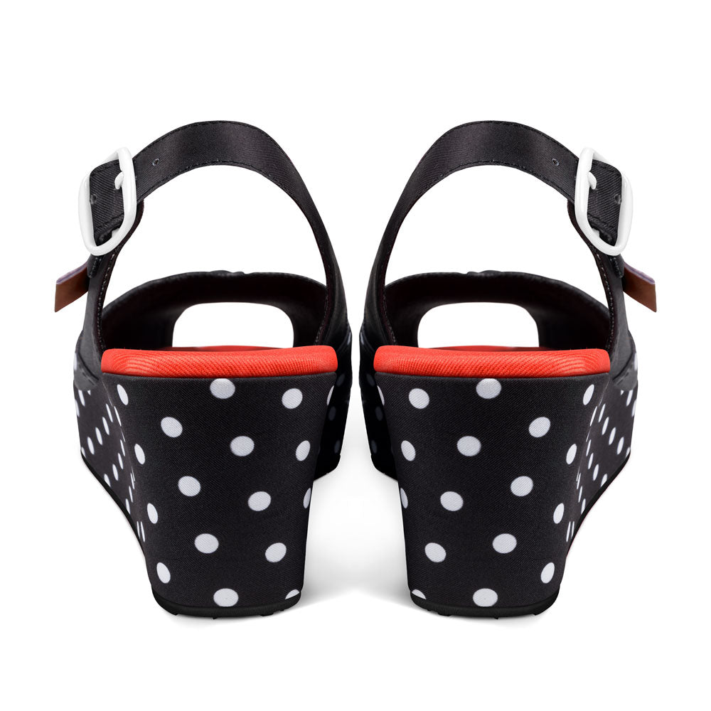 Rockabilly Women's Wedge Sandals