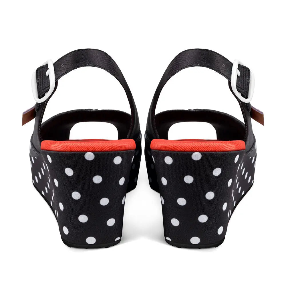 Rockabilly Women's Wedge Sandals