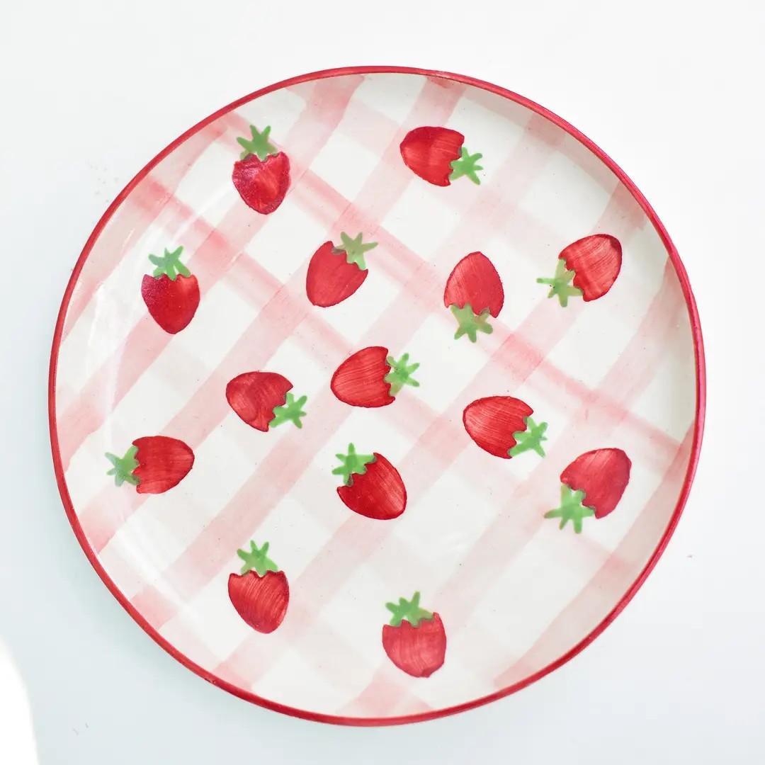 Dessert Plate - Strawberry Shortcake, 7 Inches (Set of 2)
