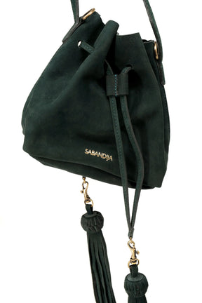 Lechuza Suede Crossbody Bag