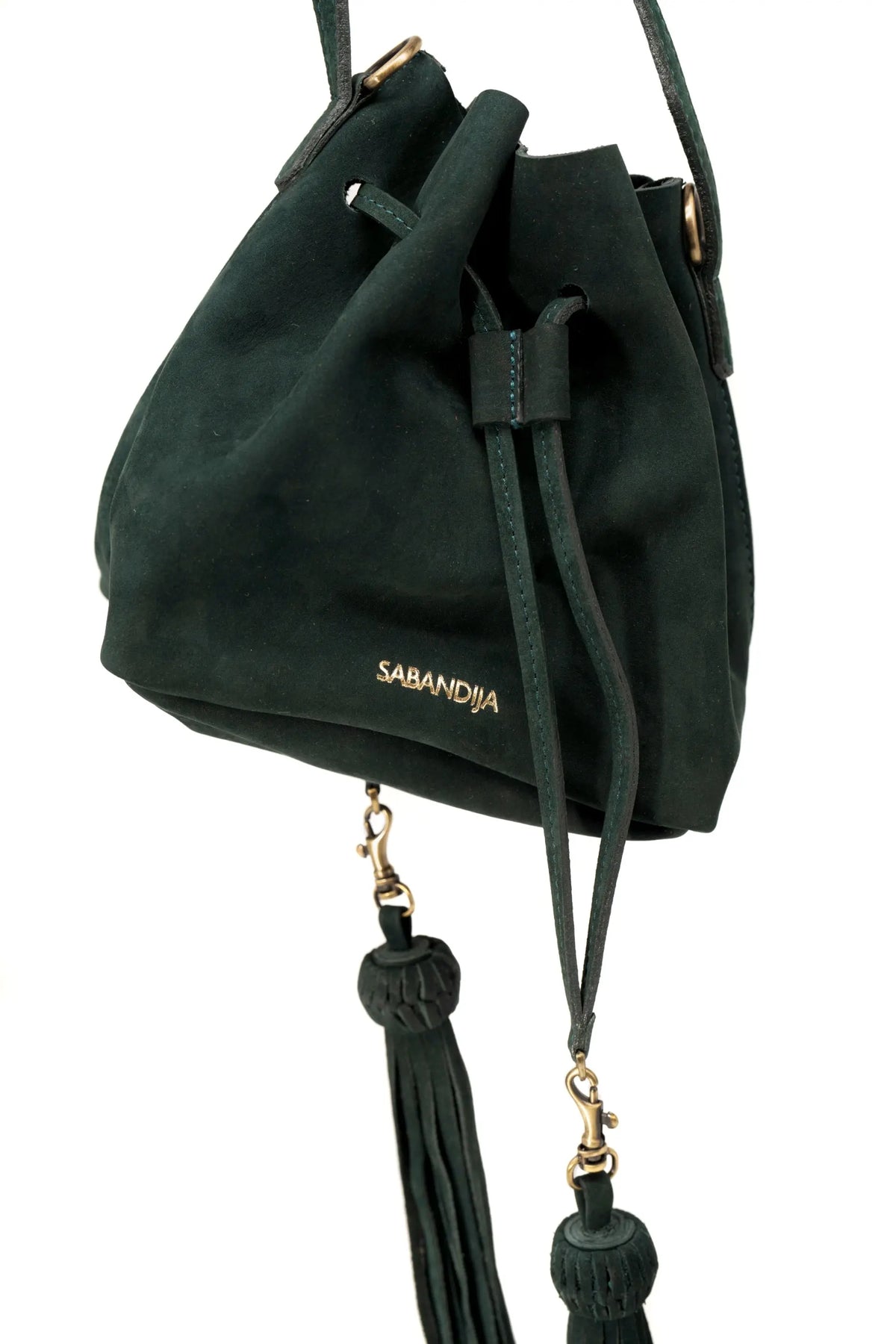 Lechuza Suede Crossbody Bag