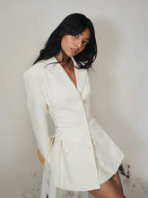 Delina Blazer in White