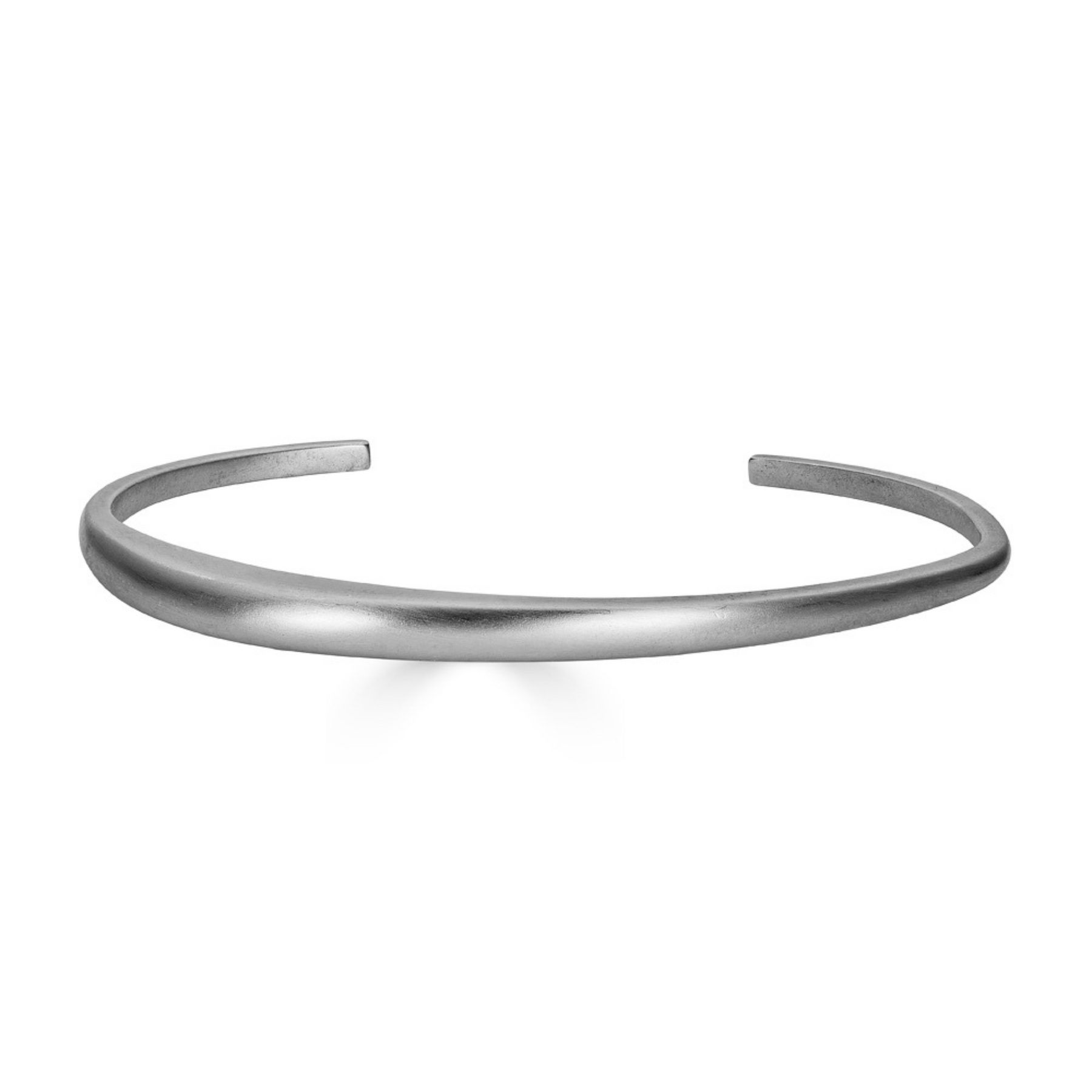 Hiba Cuff Bracelet in Sterling Silver, 3.5mm