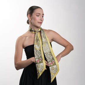 Tree of Life Silk Twill Scarf