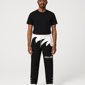 Black and White Wave Pants