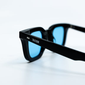 Zid Sunglasses with Black Frame & Light Blue Lens