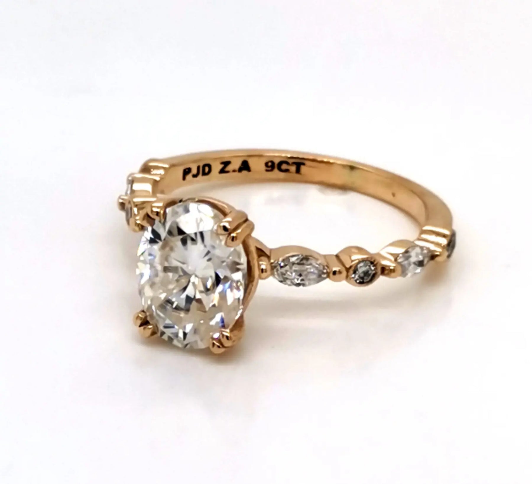 Oval Diamond Ring