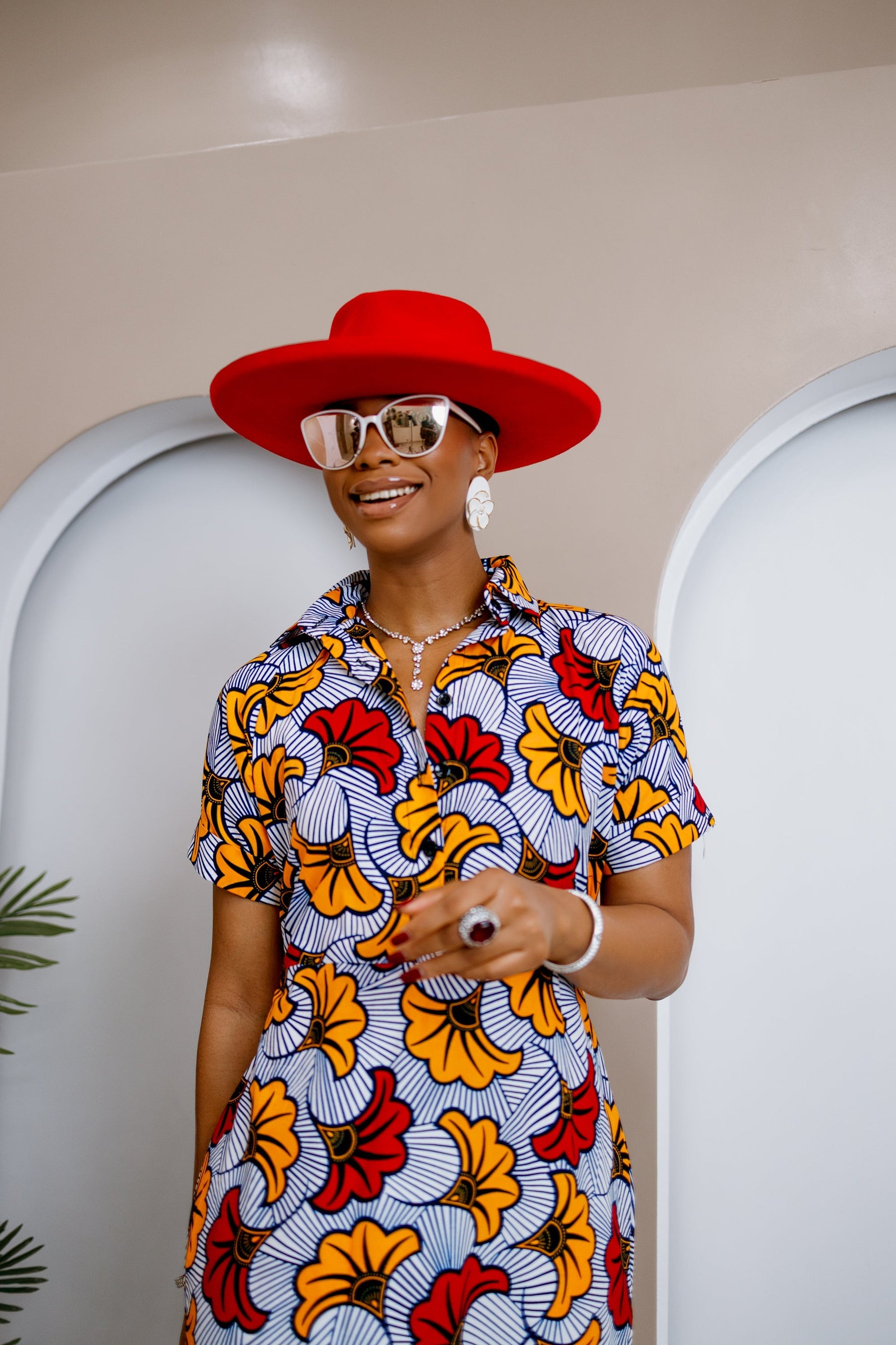 Nwokediuko Kaftan Maxi Dress – Handmade African Ankara Elegance