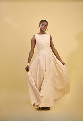 The Shade linen maxi dress