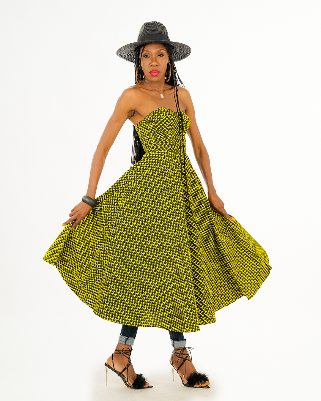 Obiageli Strapless Dress