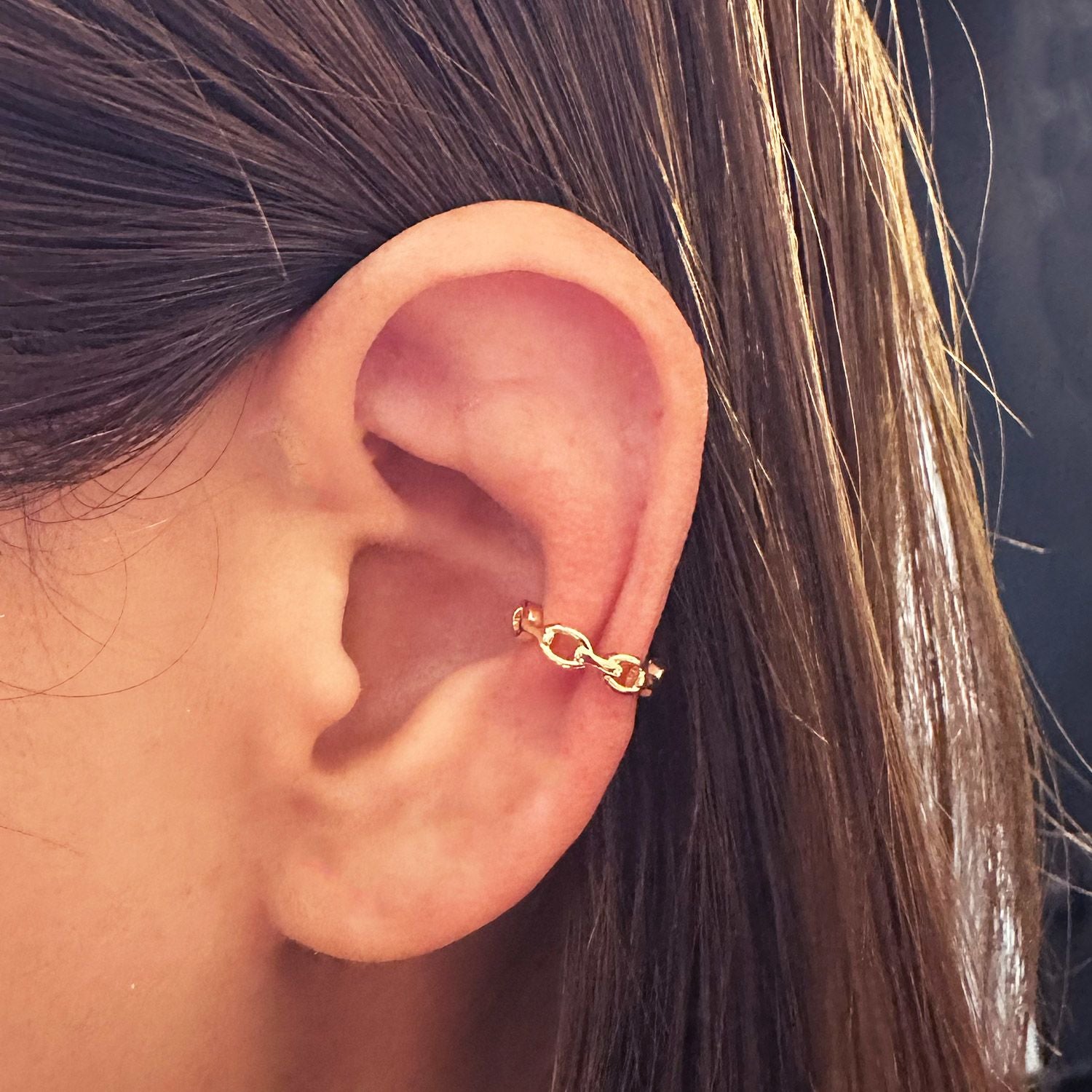 Gold Chain Ear Cuff