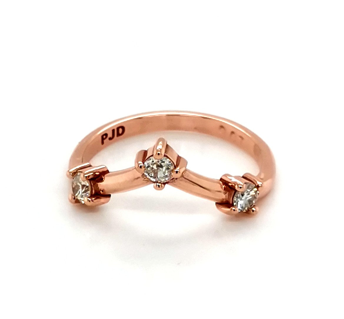 Rose Gold and Diamond Ring