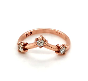 Rose Gold and Diamond Ring