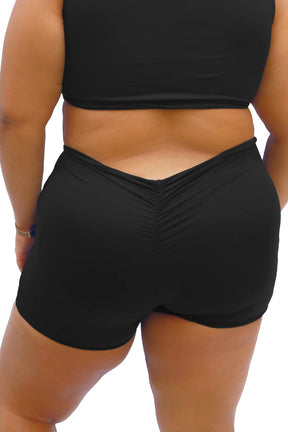 Emma 3" swim shorts, black