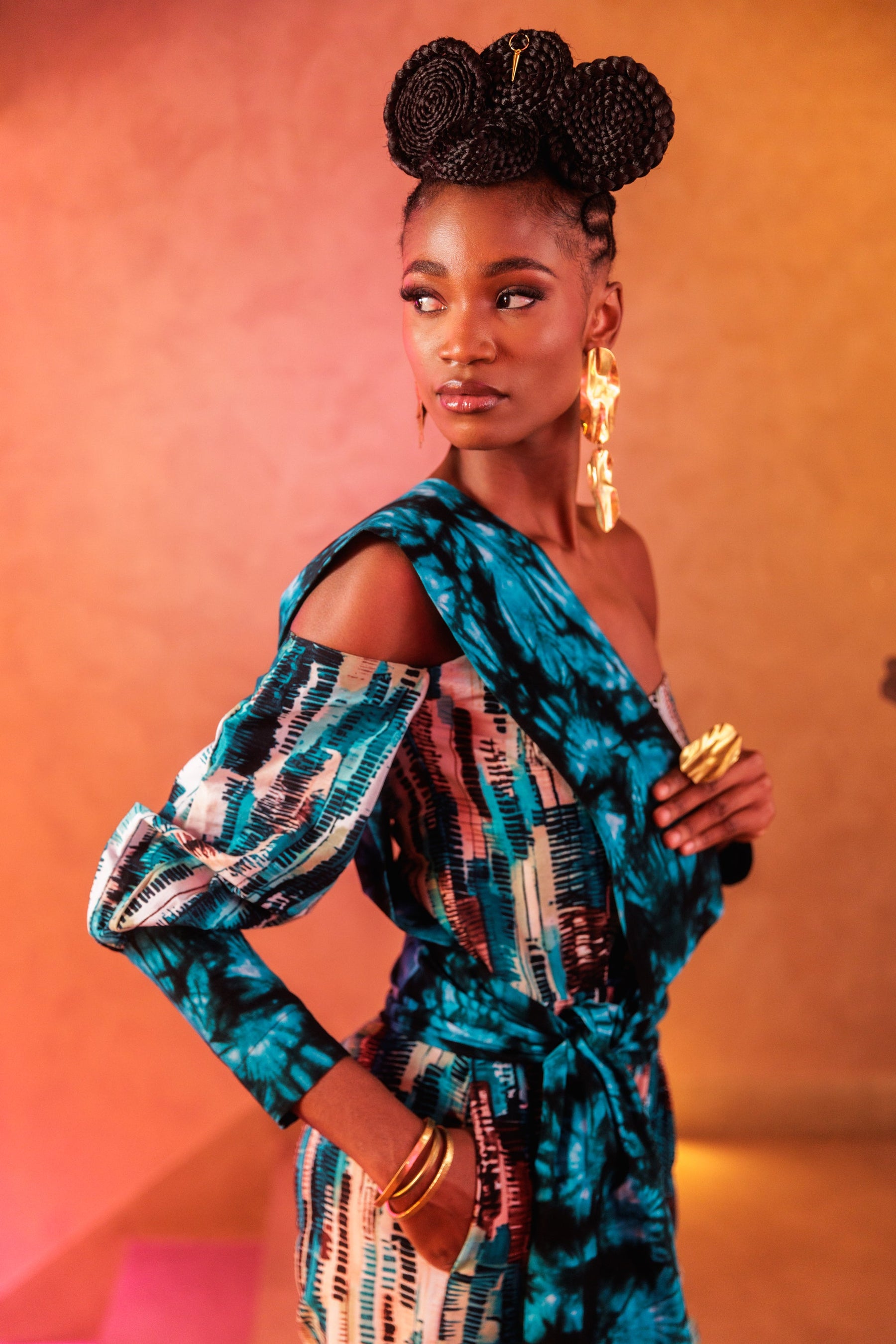 The Cold Shoulder Wrap Jumpsuit