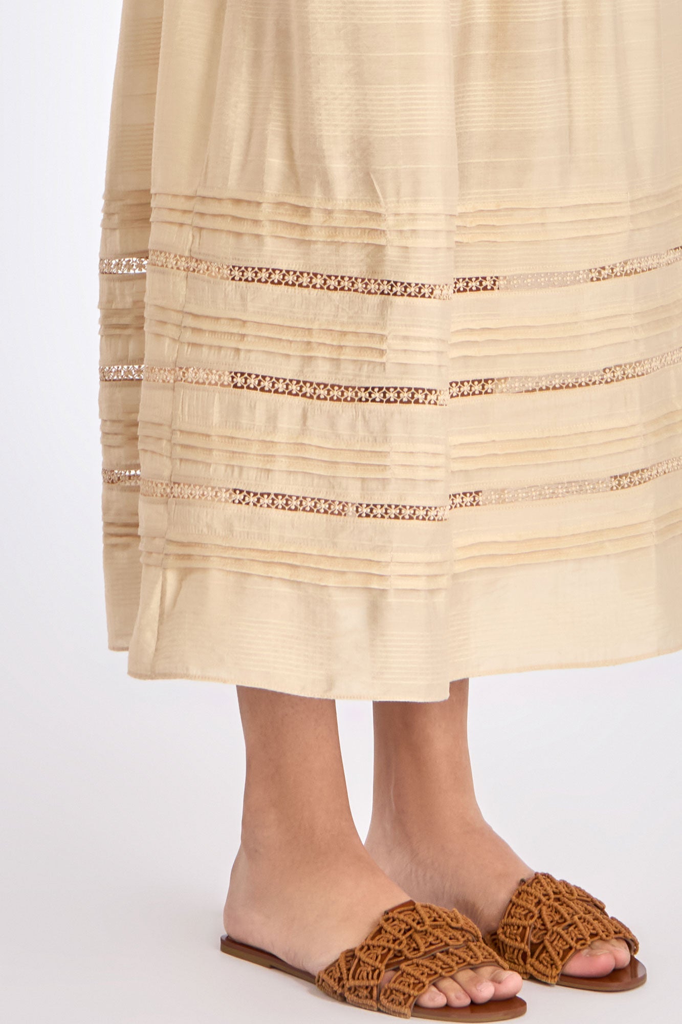 Luanda High-Waist Skirt | Vanilla