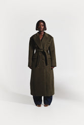 Iman Wool Long Jacket