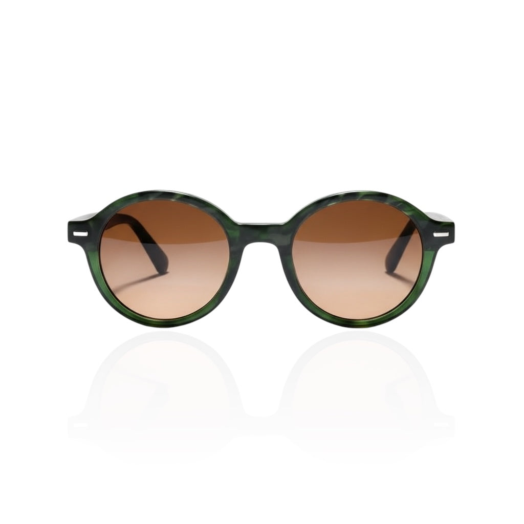 Emerald round 48mm sunglasses